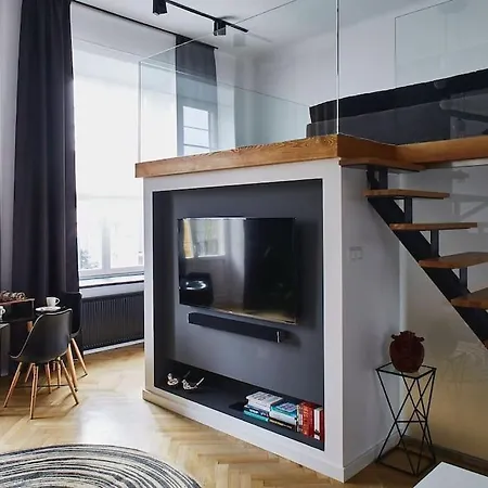 Stylish With Mezzanine And Balcony By Ecru Wwa60 Varšava